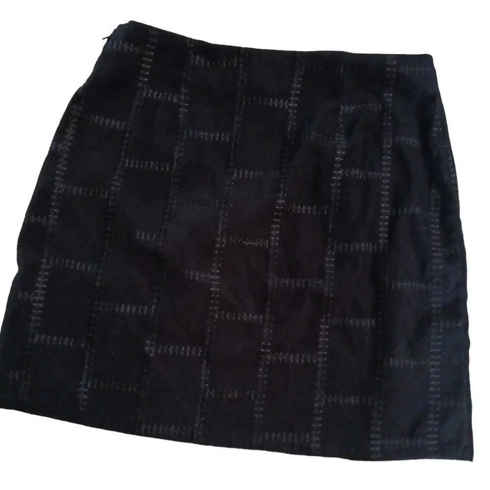 Limited Too Black Patchwork Mini Skirt Size 3